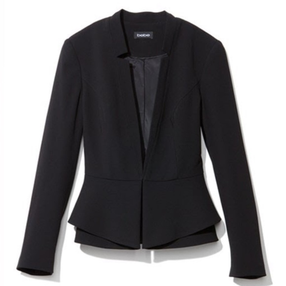 bebe Jackets & Blazers - Bebe Peplum Blazer